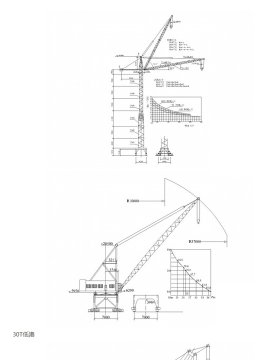 各种型号的吊车CAD图纸（21种型号）