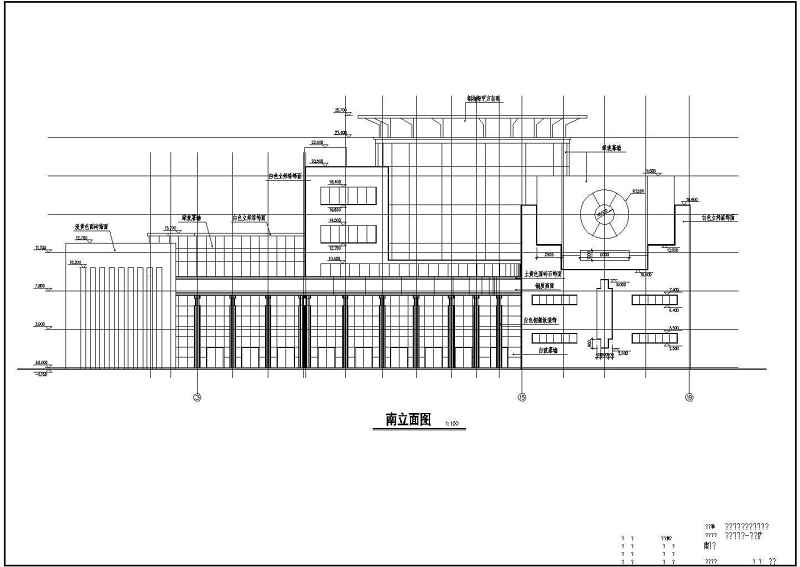 邓桥商业城建筑设计施工CAD图