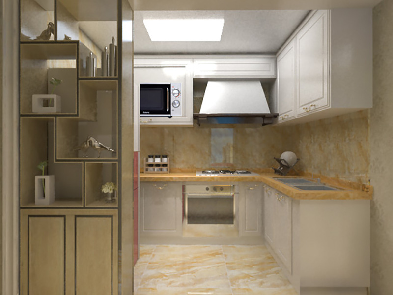 室内厨房效果图3Dmax模型
