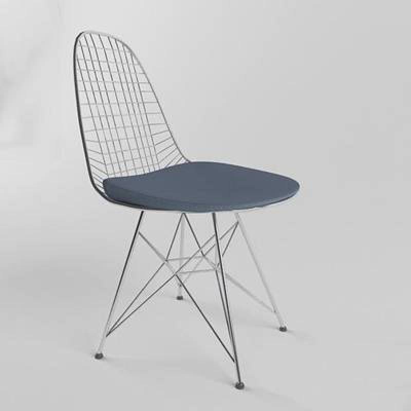 现代铁网椅子餐椅3D模型下载下载 现代铁网椅子餐椅3D模型下载下载