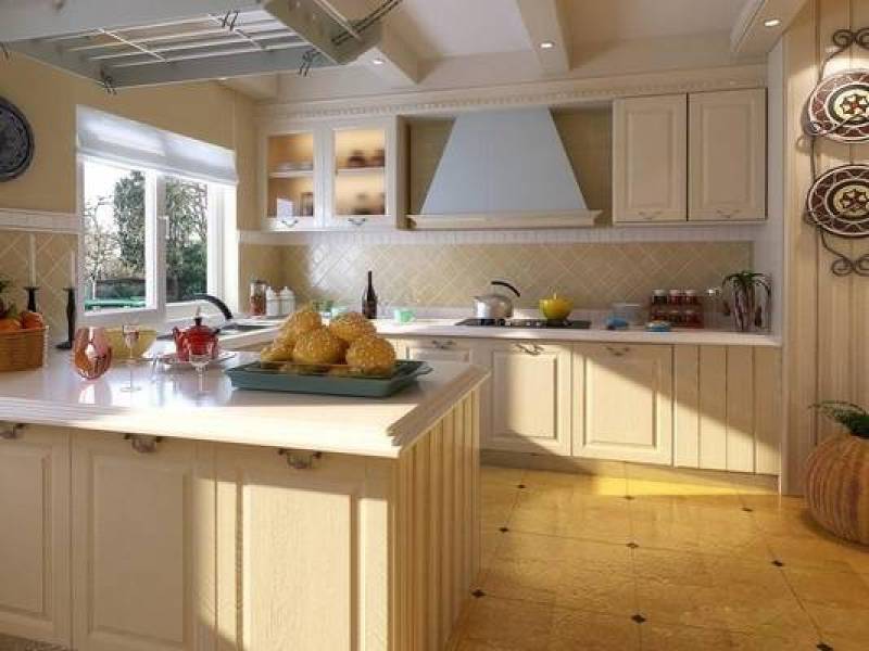 欧式简约家居封闭厨房3D模型下载 欧式简约家居封闭厨房3D模型下载