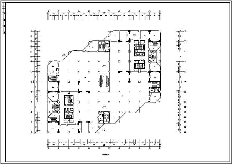 某大型商场建筑设计平面CAD施工图