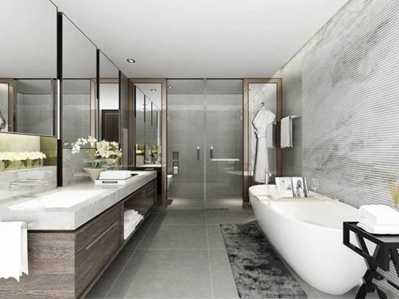 现代浴室卫生间3D模型下载 现代浴室卫生间3D模型下载