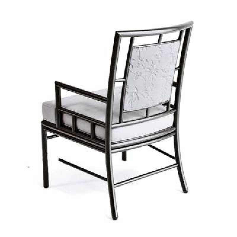 新中式黑色木艺扶手椅3D模型下载 新中式黑色木艺扶手椅3D模型下载
