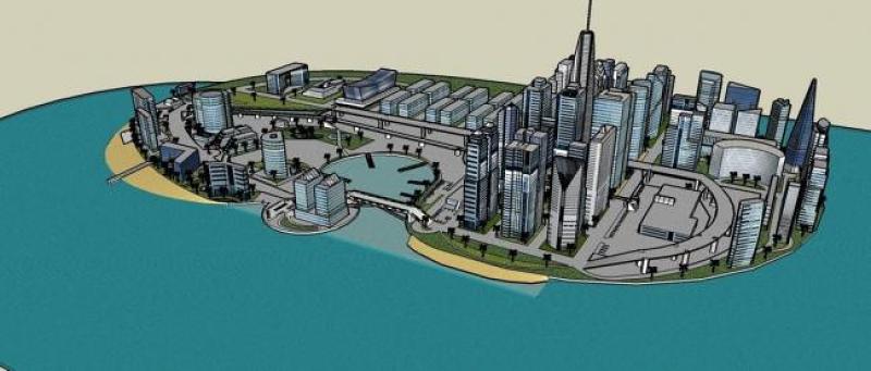 城市规划精品sketchup模型图片