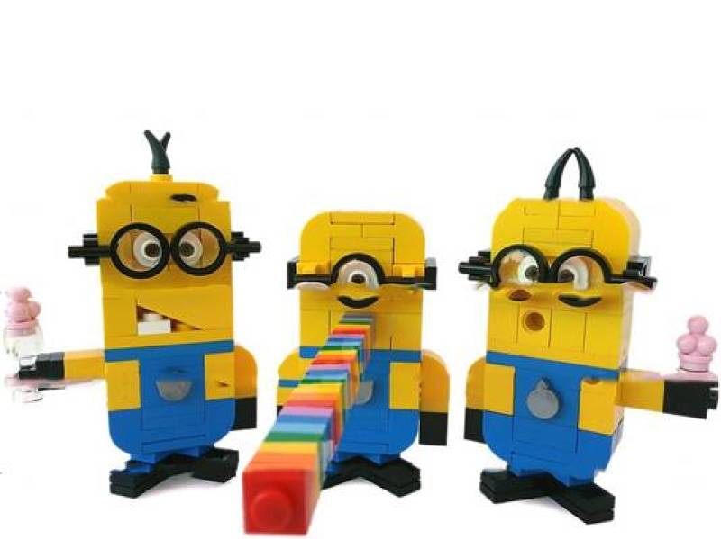 现代乐高小黄人积木玩具3D模型下载 现代乐高小黄人积木玩具3D模型下载