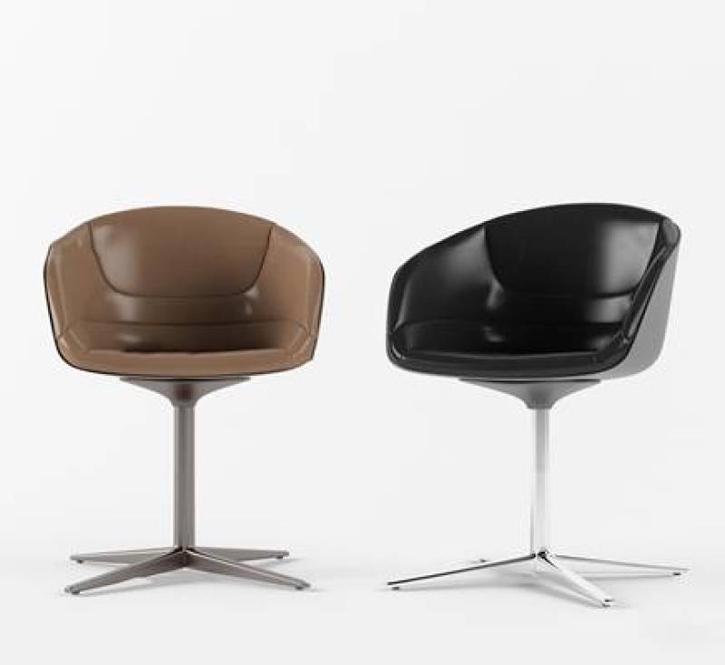 现代皮革办公休闲椅椅3D模型下载 现代皮革办公休闲椅椅3D模型下载