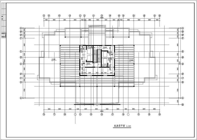 某高层住宅楼方案设计全套CAD图纸
