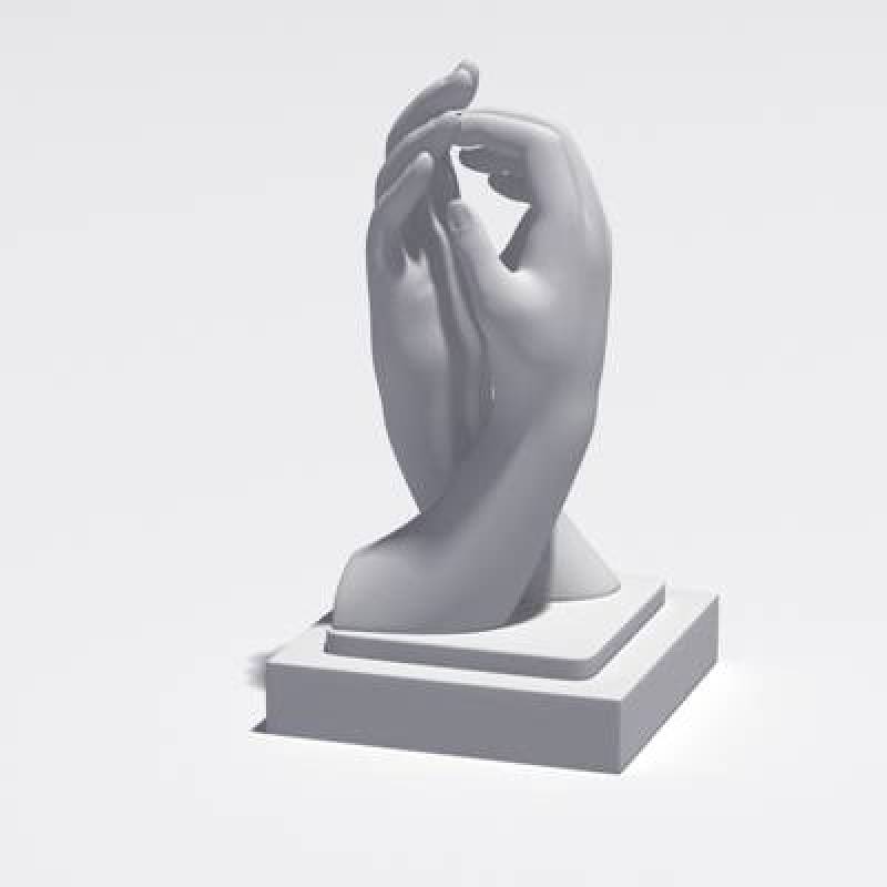 白色石膏雕塑3D模型下载 白色石膏雕塑3D模型下载
