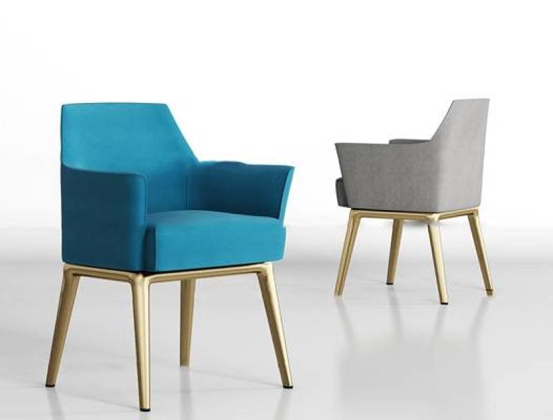 现代金属布艺单椅组合3D模型下载 现代金属布艺单椅组合3D模型下载