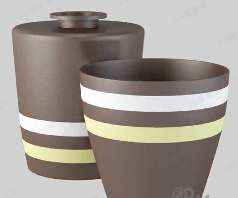 棕色陶艺罐子3D模型下载 棕色陶艺罐子3D模型下载