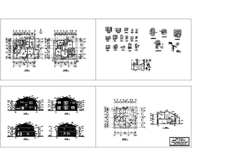 浙西郊区别墅建筑图