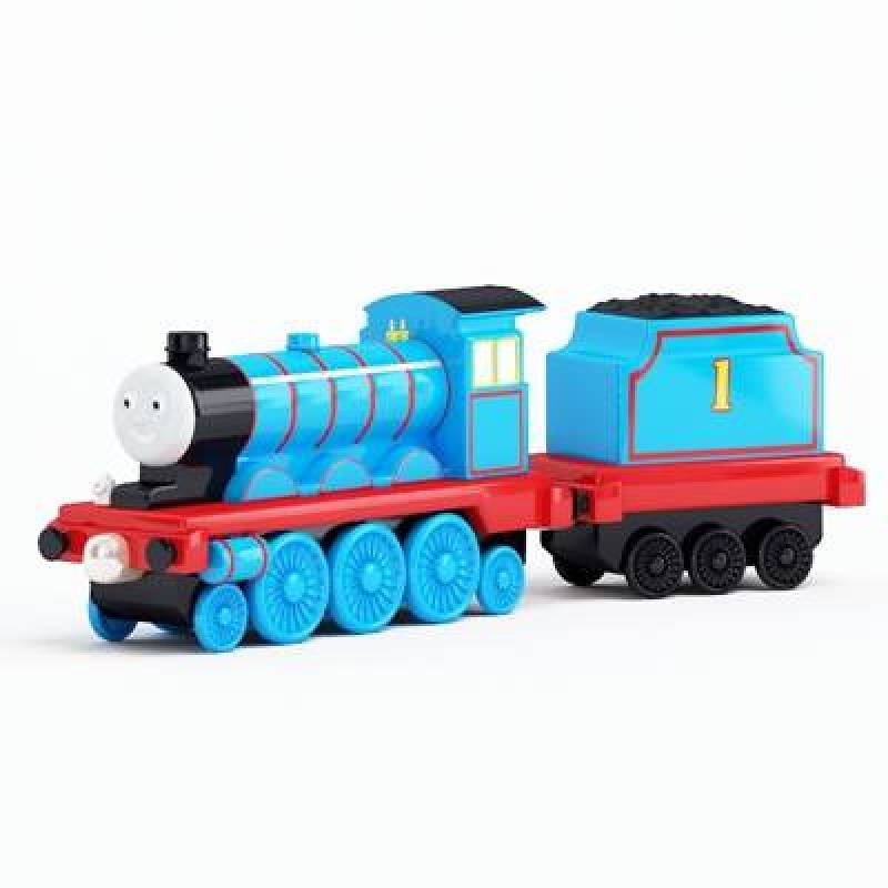 蓝色塑料玩具火车3D模型下载 蓝色塑料玩具火车3D模型下载
