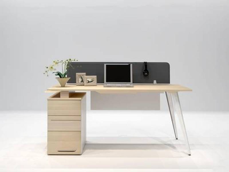 现代办公桌文件柜3D模型下载 现代办公桌文件柜3D模型下载