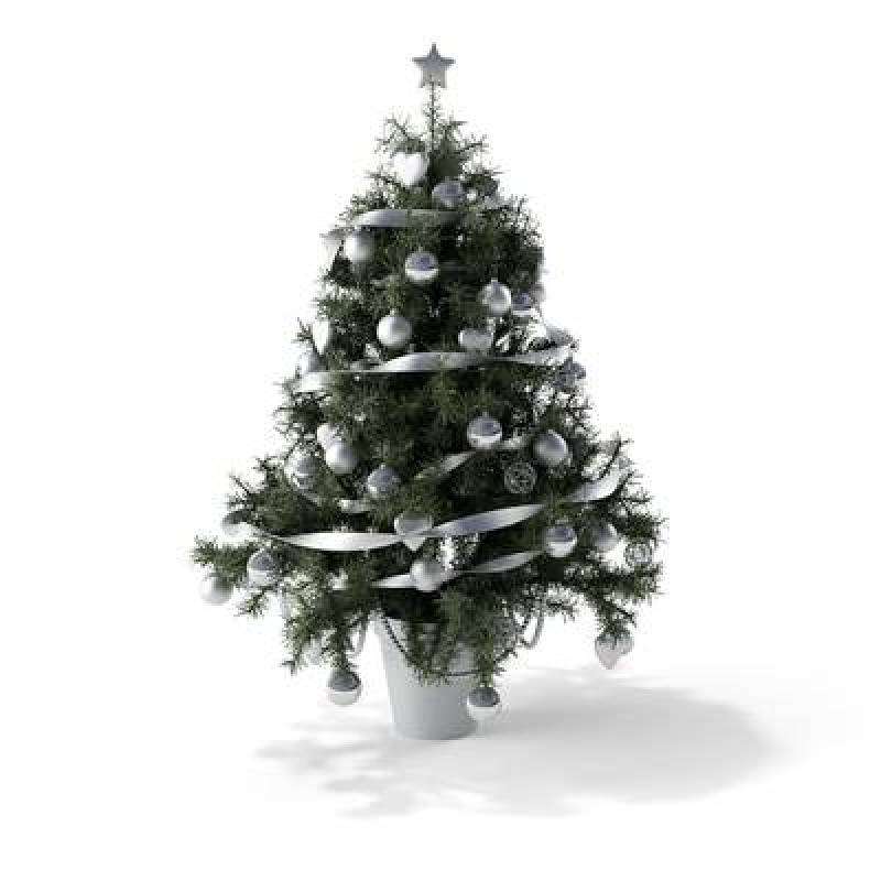 绿色圣诞树3D模型下载 绿色圣诞树3D模型下载