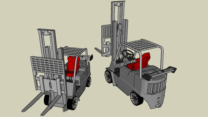 赛车叉车 机械 机器 箱包 SU模型下载 赛车叉车 机械 机器 箱包 SU模型下载