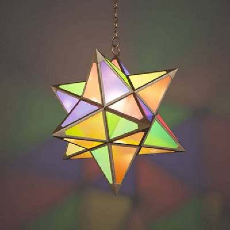 现代六角星儿童吊灯3D模型下载下载 现代六角星儿童吊灯3D模型下载下载