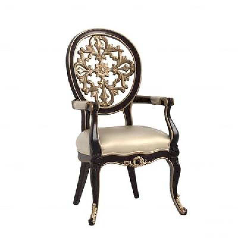 欧式实木单椅3D模型下载 欧式实木单椅3D模型下载