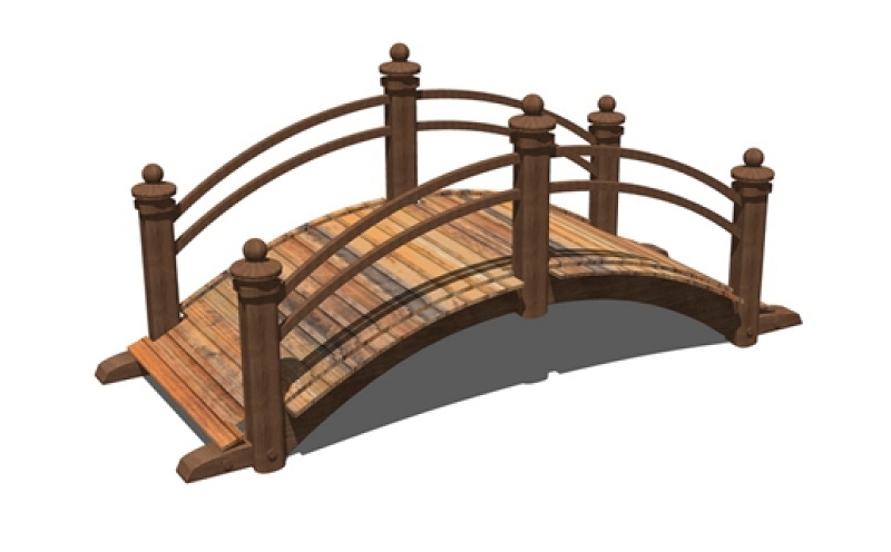 木拱桥su模型下载 木拱桥su模型下载