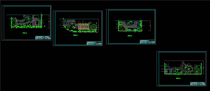 翠城CAD景观图纸