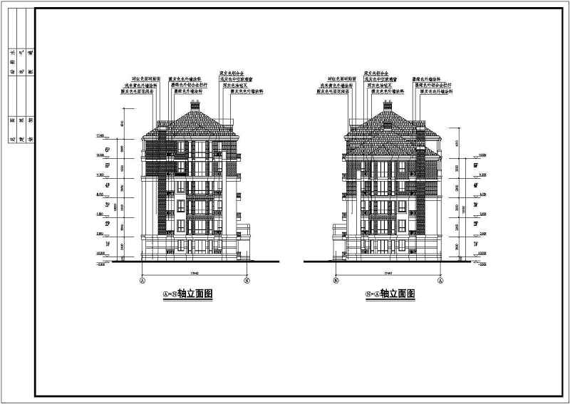 某地区六层框架结构住宅建筑方案图