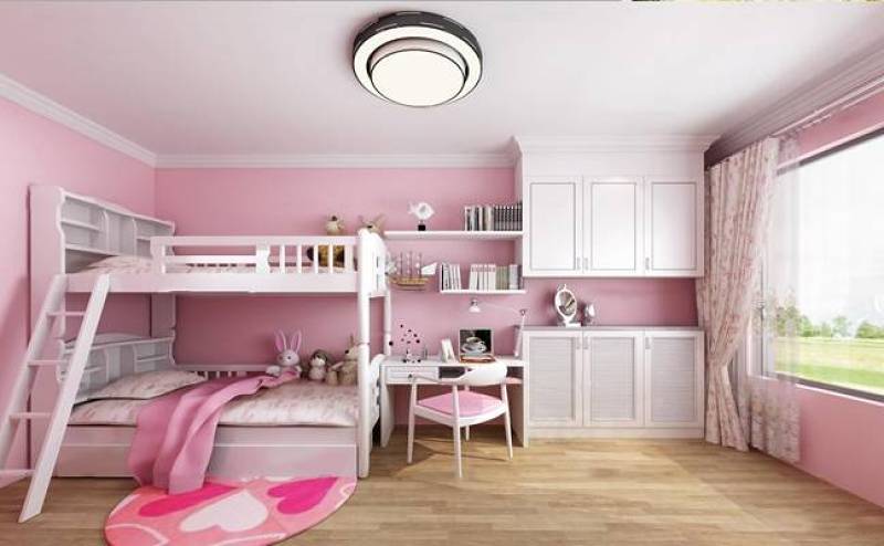 欧式公主房儿童卧室3D模型下载 欧式公主房儿童卧室3D模型下载