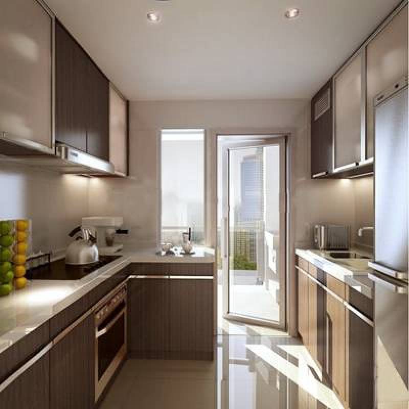 现代厨房厨柜3D模型下载 现代厨房厨柜3D模型下载