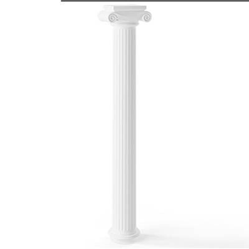 白色石膏罗马柱3D模型下载 白色石膏罗马柱3D模型下载