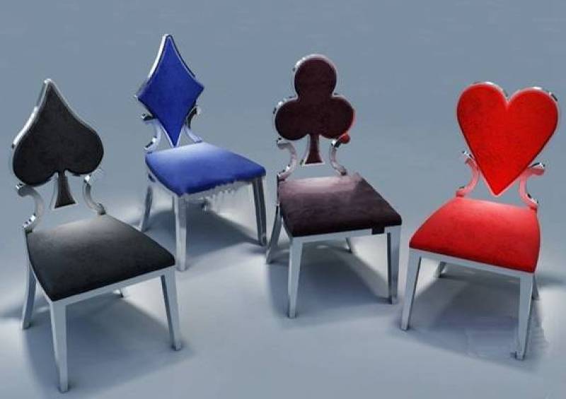 现代扑克牌不锈钢个性单椅组合3D模型下载 现代扑克牌不锈钢个性单椅组合3D模型下载