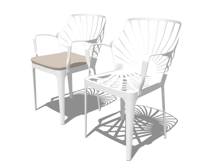 家居创意椅su模型综合效果图