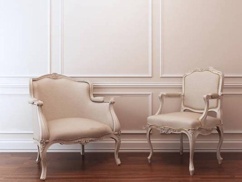 欧式布艺雕花休闲椅3D模型下载 欧式布艺雕花休闲椅3D模型下载