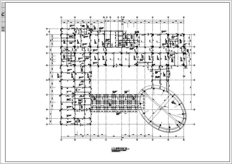 某框架剪力墙结构高层综合楼结构设计施工图