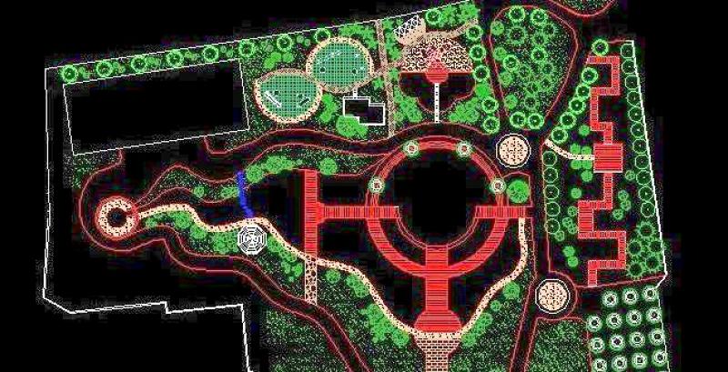 上海某公园CAD施工图