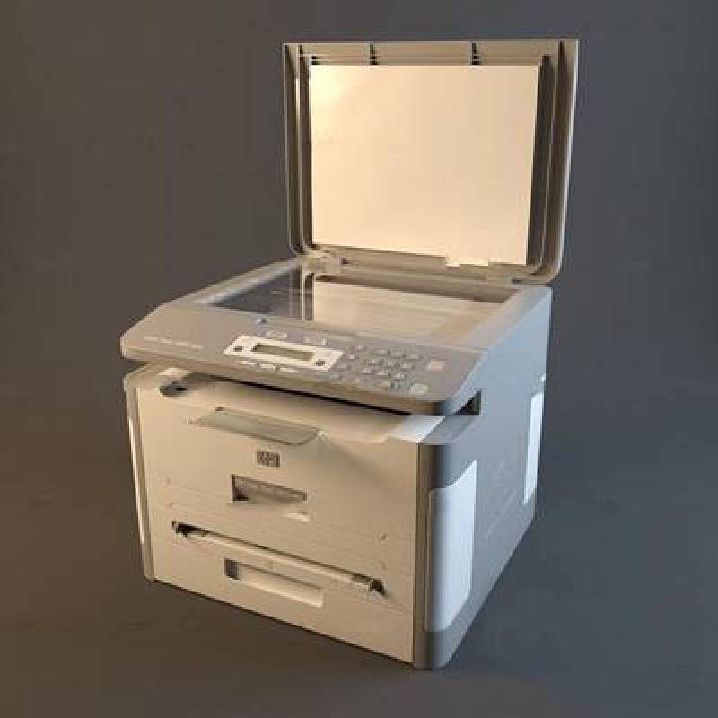 现代打印复印一体机3D模型下载 现代打印复印一体机3D模型下载
