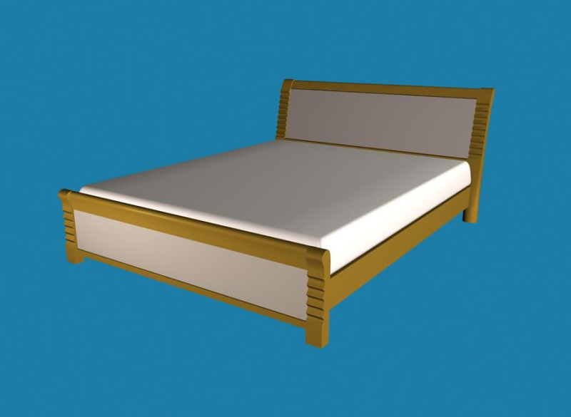 3dmax家具床模型