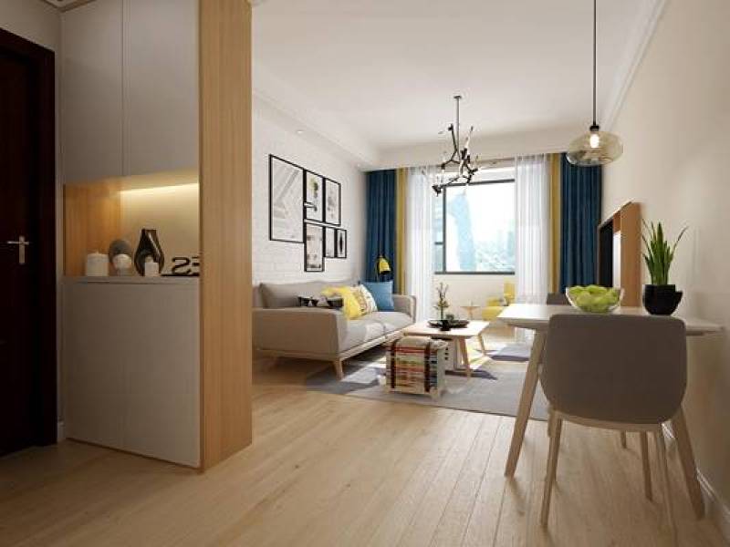 北欧小公寓客厅餐厅3D模型下载 北欧小公寓客厅餐厅3D模型下载