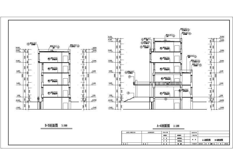 某现代办公楼建筑设计CAD施工图纸