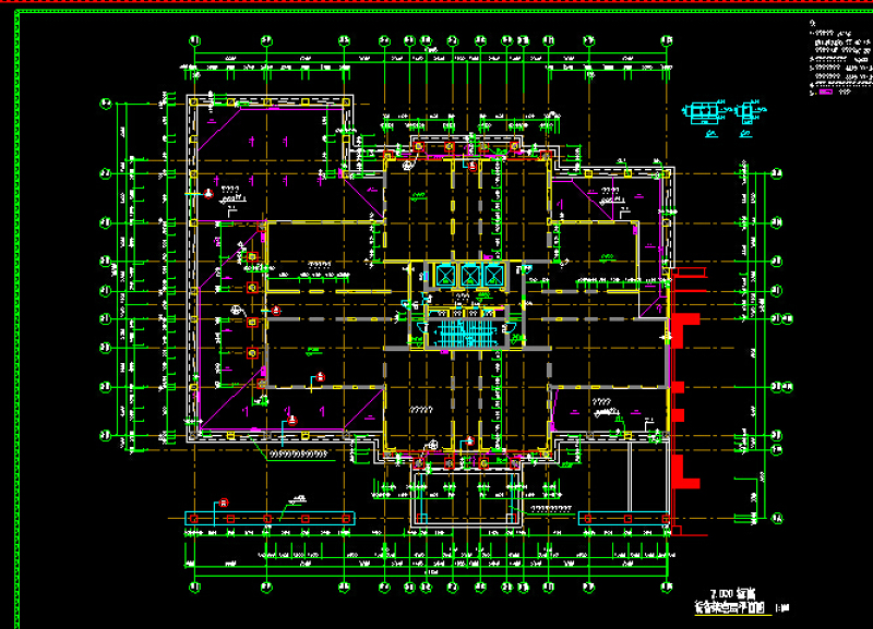 高层综合楼CAD设计图下载