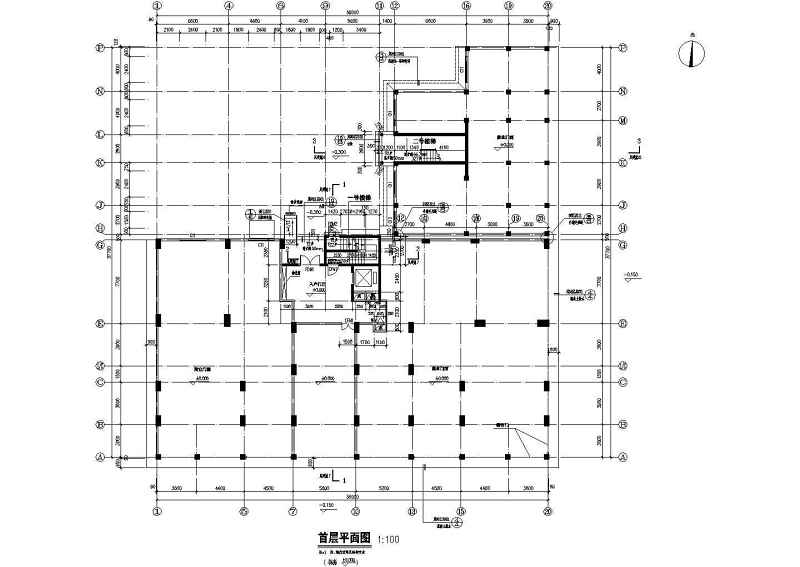 小高层商住楼建筑设计CAD施工图