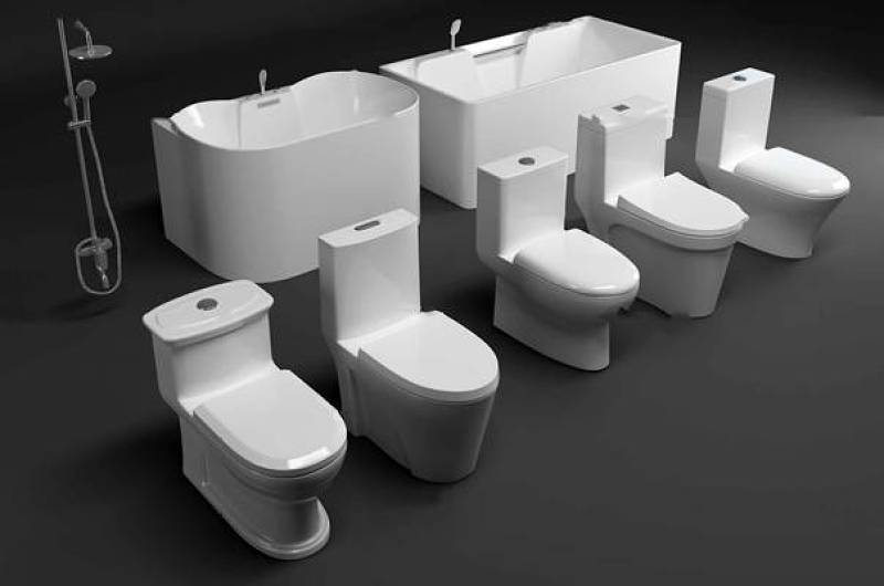 现代浴室马桶浴缸花洒组合3d模型下载 现代浴室马桶浴缸花洒组合3d模型下载