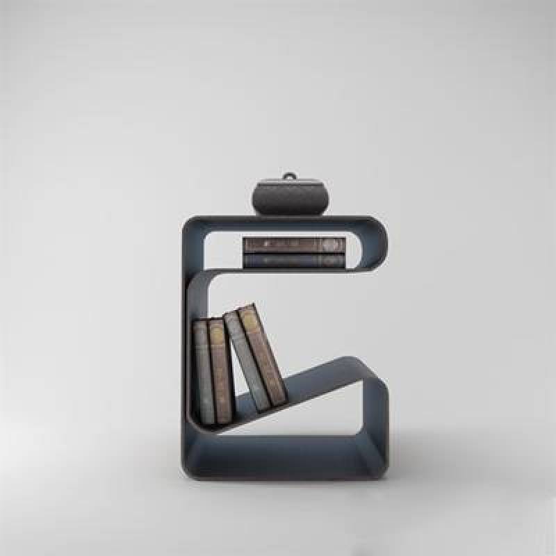 现代黑色铁艺床头柜3D模型下载 现代黑色铁艺床头柜3D模型下载