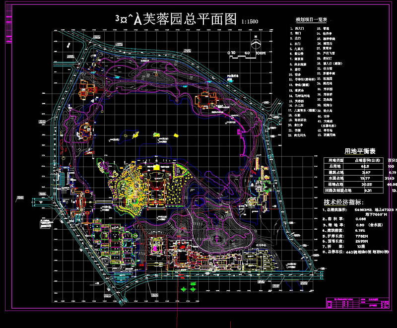 总平cad图纸