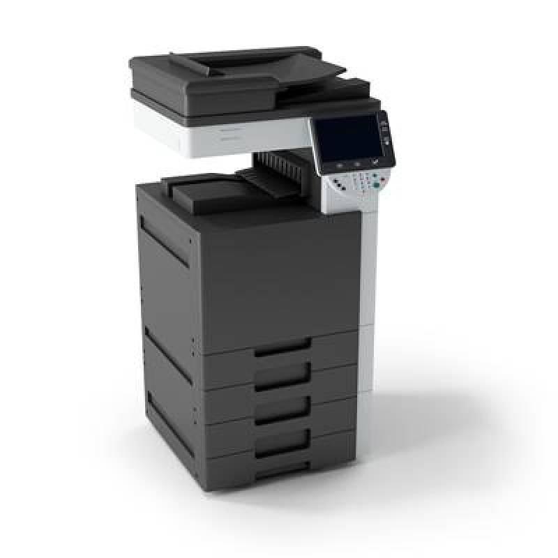 黑色打印机3D模型下载 黑色打印机3D模型下载