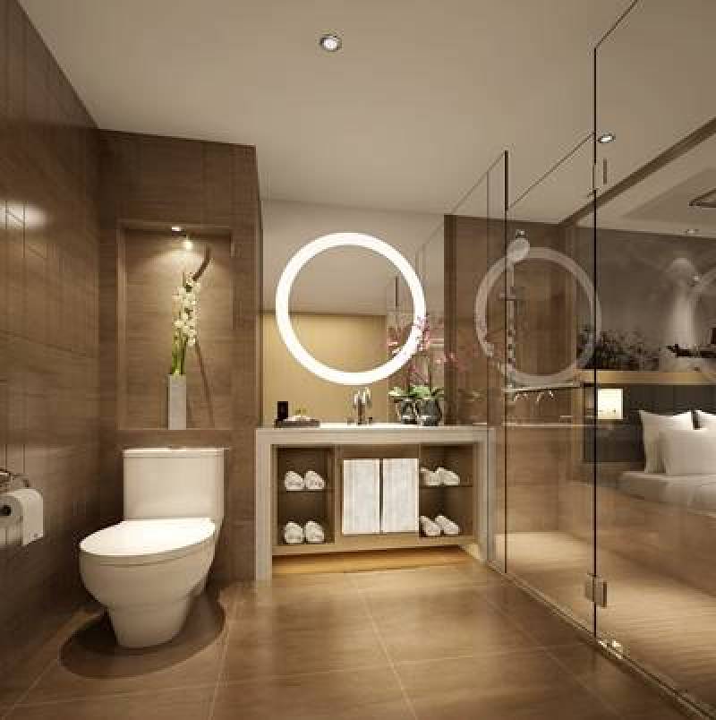 现代家居卫生间 现代木艺浴室柜 白色马桶3D模型下载 现代家居卫生间 现代木艺浴室柜 白色马桶3D模型下载