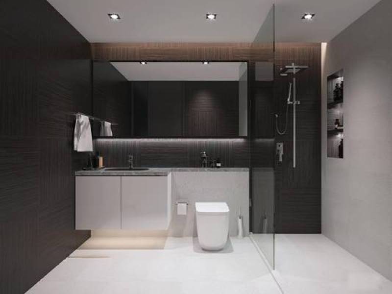 现代卫浴空间3D模型下载 现代卫浴空间3D模型下载
