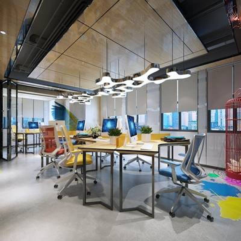 现代办公室办公空间3D模型下载下载 现代办公室办公空间3D模型下载下载