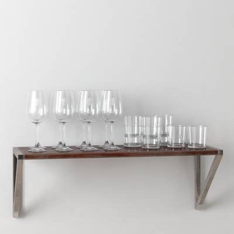 透明酒杯3D模型下载 透明酒杯3D模型下载
