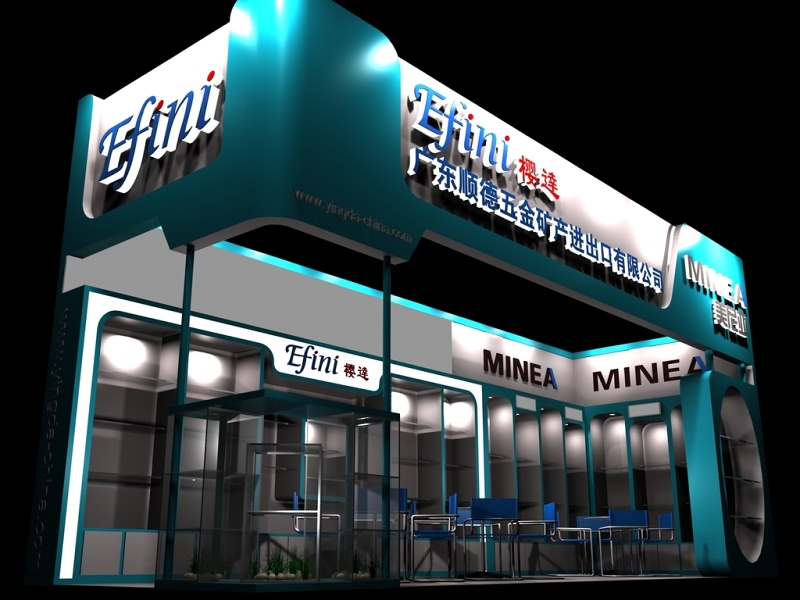 EFINI展览展示3DMAX模型