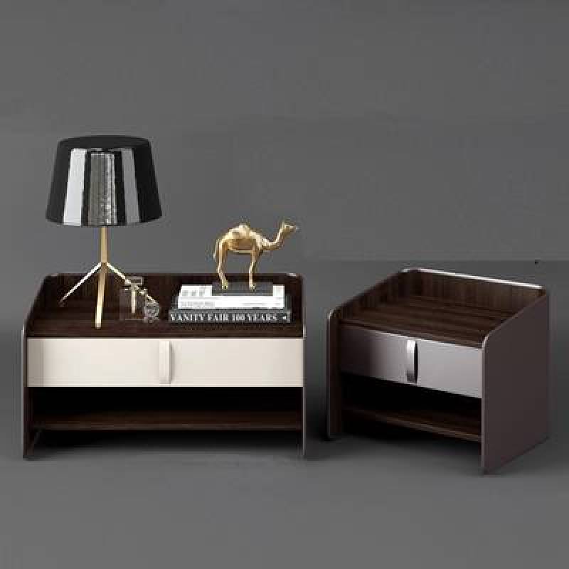 现代床头柜台灯摆件组合3d模型下载 现代床头柜台灯摆件组合3d模型下载