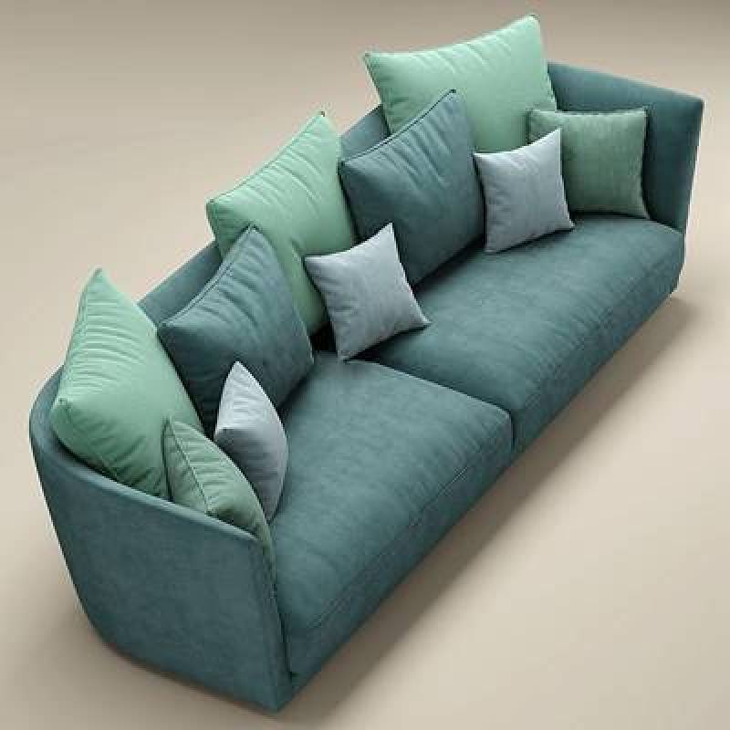 现代布艺双人沙发3D模型下载下载 现代布艺双人沙发3D模型下载下载